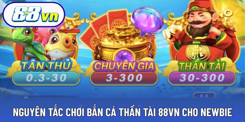Nguyên tắc chơi bắn cá thần tài 88VN cho newbie